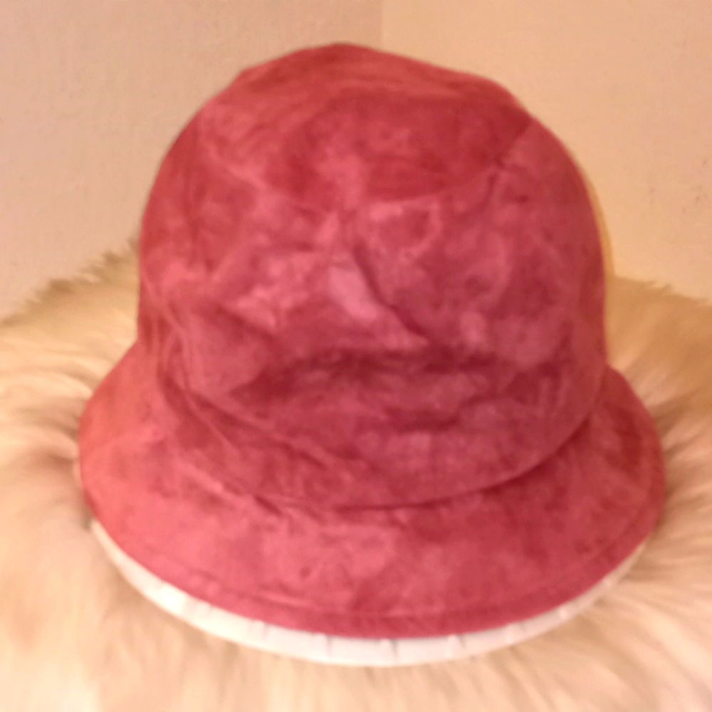 Betmar Dusty Rose Futura Suede Bucket Hat